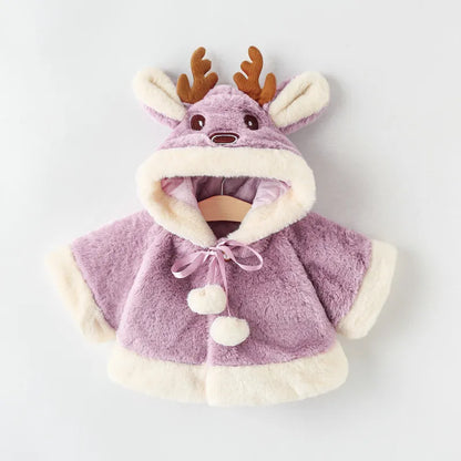 Christmas Elk Plush baby Jacket