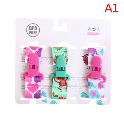 Baby Pacifier Clip Set - 3PC