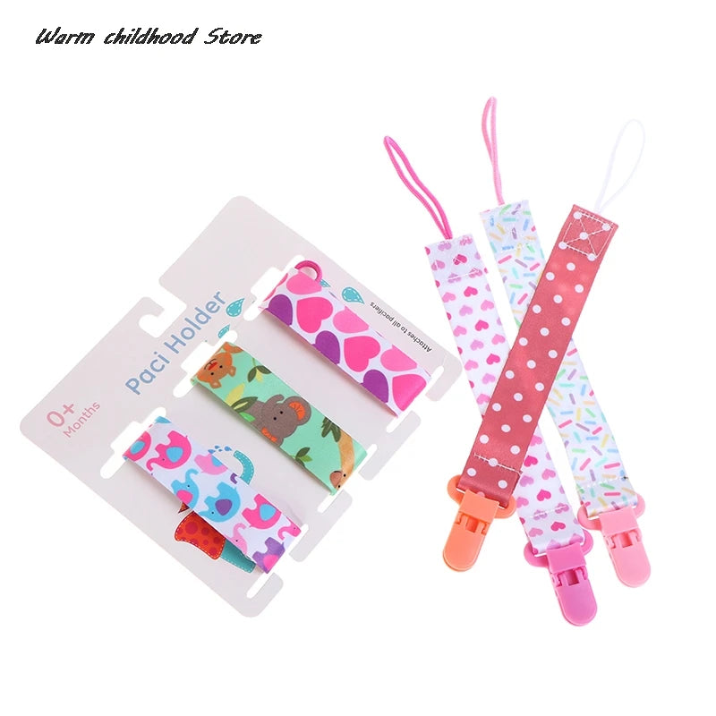 Baby Pacifier Clip Set - 3PC