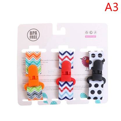 Baby Pacifier Clip Set - 3PC