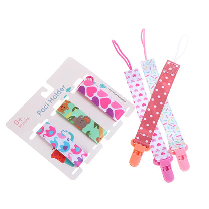 Baby Pacifier Clip Set - 3PC