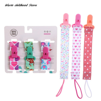 Baby Pacifier Clip Set - 3PC