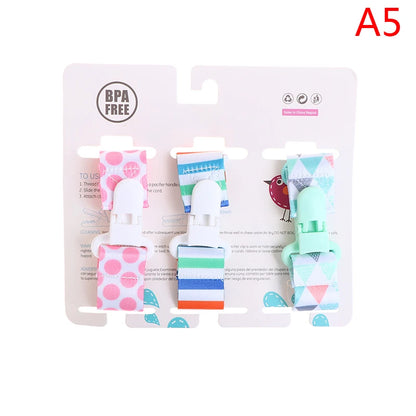 Baby Pacifier Clip Set - 3PC