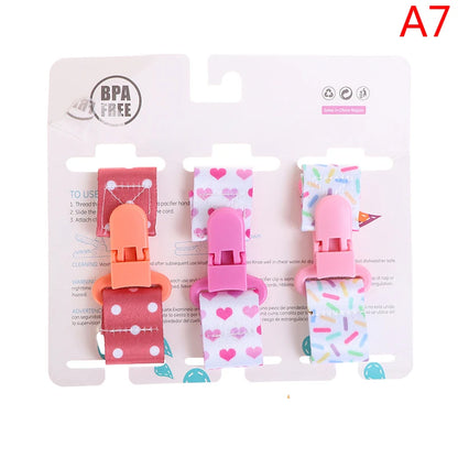 Baby Pacifier Clip Set - 3PC