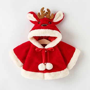 Christmas Elk Plush baby Jacket